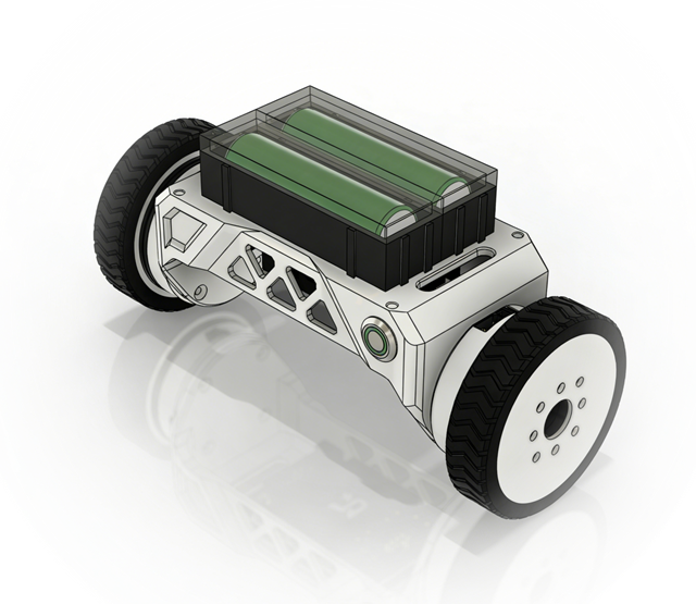 QCar 二轮平衡车渲染图