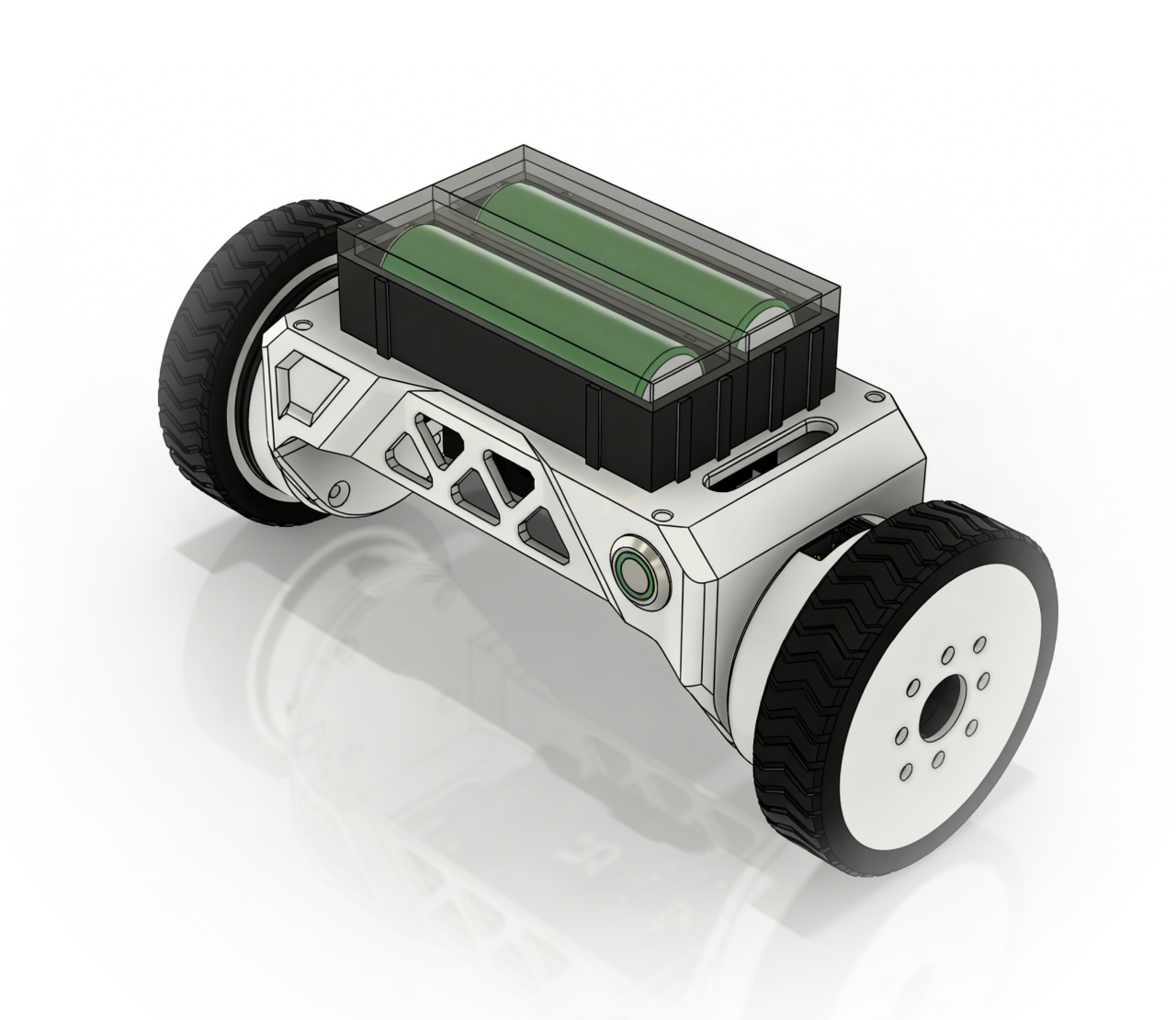 QCar 二轮平衡车渲染图